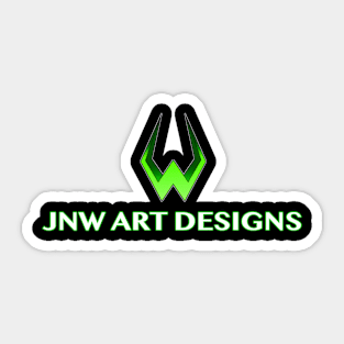 JNW Comic Art Logo Design Sticker